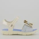 Sandália Klin Tic Tac Off White e Azul