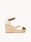 Sandália Marga Anabela 10 cm Napa Marrom