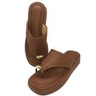 Sandalia Marrom Miss Shoes