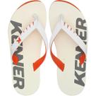 Sandália Masculina Chinelo Slim Adulto Macio Kenner Red Cor:BrancoTamanho:38