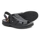 Sandalia Masculina Confortavel Em Couro Preto Leveterapia Sandalia Masculina Confortavel Em Couro Preto Leveterapia