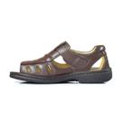 Sandália Masculina Conforto Antiestresse Couro Café Premium Sandália Masculina Conforto Antiestresse Couro Café Premium