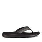 Sandália masculina de chinelo Teva Voya, preta/cinza, tamanho 9, EUA