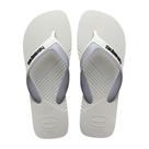 Sandália Masculina Havaianas Dual Fc Branco/Cinza