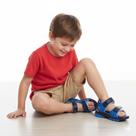 Sandália Masculina Infantil Rider Twist Azul Marinho Papete Menino Macia Grendene Kids 17 ao 24