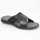 Sandalia Masculina Leveterapia Napa Plume Preto Solado BORR Santorini Sandalia Masculina Leveterapia Napa Plume Preto Solado BORR Santorini