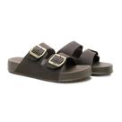 Sandália Masculina MATTEO Chinelo Papete em Couro Legítimo