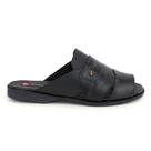 Sandália Masculina Mule De Couro Anti Stress Confortável