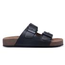 Sandália Masculina NATHOS CARIBE em Couro - PRETO Sandália Masculina NATHOS CARIBE em Couro - PRETO