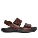 Sandália Masculina Pegada Amortech Couro Marrom Escuro Sandália Masculina Pegada Amortech Couro Marrom Escuro