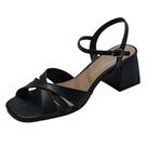 Sandália Média Classic Couro Preto