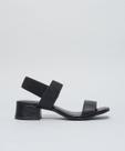 Sandalia Media Couro Amelia - Preto