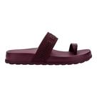 Sandália Melissa Cozy M-Lover Beauty Chinelo Feminino Bordô