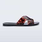 Sandalia melissa essential cross slide ad feminina marrom - Sandalia melissa essential cross slide ad feminina marrom -