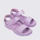 Sandalia melissa kick off sandal low lilás 37991 * original -