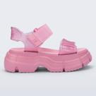 Sandália Melissa Pulse Preta Rosa