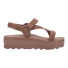 Sandália Melissa Stripes Platform M-Lover Feminino Marrom