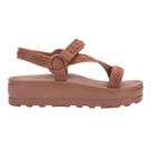 Sandália Melissa Stripes Platform M Lover Marrom