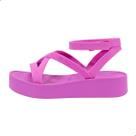 Sandália Melissa Sun Barra Platform Adulto Lilas