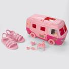 Sandália Menina Grendene Kids Barbie Road Rosa Claro 23071