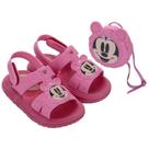 Sandália Menina Grendene Kids Disney Com Bolsa Rosa 23224