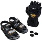 Sandália Menino Grendene Kids Batman Preto/Amarelo 23263