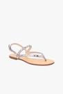 Sandália metalcolor forro pu rouge luiza barcelos -