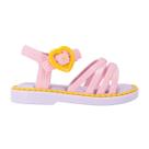 Sandália Mini Melissa Aurora Baby Lilas/Amarelo/Rosa