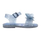 Sandália Mini Melissa Fly Sandal III Baby Azul Glitter