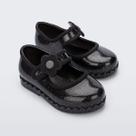 Sandália Mini Melissa Hip Ballerina BB Preto Glitter