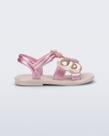 Sandália Mini Melissa Hip Butterfly Infantil Rosa/Bege