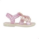 Sandália Mini Melissa Hip Fly Baby Bege/Rosa Sandália Mini Melissa Hip Fly Baby Bege/Rosa