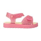 Sandália Mini Melissa Joy Baby Rosa/Amarelo