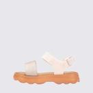 Sandalia Mini Melissa Kick Off - bege/Glitter - Mini Melissa