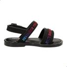 Sandália Mini Melissa Mar Sandal M Lover Baby Preto Sandália Mini Melissa Mar Sandal M Lover Baby Preto