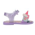 Sandália Mini Melissa Mar Sandal Uni Baby Lilás Metalizado Sandália Mini Melissa Mar Sandal Uni Baby Lilás Metalizado