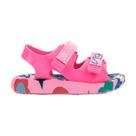 Sandália Mini Melissa Mix Disney BB Stitch Rosa
