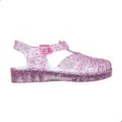 Sandália Mini Melissa Possession Shiny Elements II Baby Vidro