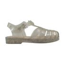 Sandália Mini Melissa Possession Shiny Infantil Bege Glitter