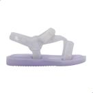 Sandália Mini Melissa Stripes M Lover Bebê Violeta