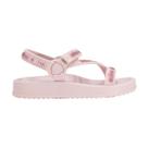 Sandália Mini Melissa Stripes M-Lover Rosa/Claro