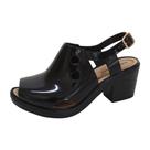 Sandália Miss-Miss Boot Monocolor Salto Bloco Comfort Feminina 10.256 (64606)