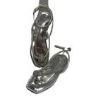 Sandalia Miss Shoes Prata