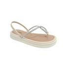 Sandalia Mississipi Papete Flat Mi713 Baunilha Sandalia Mississipi Papete Flat Mi713 Baunilha