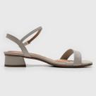 Sandália Moda Feminina Salto Bloco Vizzano 6454 - Cinza Sandália Moda Feminina Salto Bloco Vizzano 6454 - Cinza
