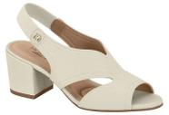 SANDÁLIA MODARE FEMININA 7109.481 ULTRA CONFORTO SALTO BLOCO Cor:Branco offTamanho:38