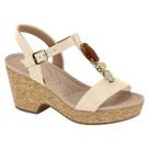 Sandália Modare Flatform - Feminina - Creme - 38