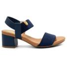 Sandália Modare Salto Bloco 7187.100 Feminino Azul Sandália Modare Salto Bloco 7187.100 Feminino Azul