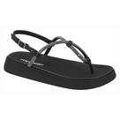 Sandália Moleca Flatform Com Brilhos