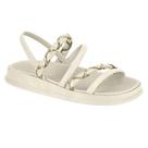 Sandália Moleca Flatform De Tiras Trançadas Super Leve e Confortável Feminina 5556.110 (66365)